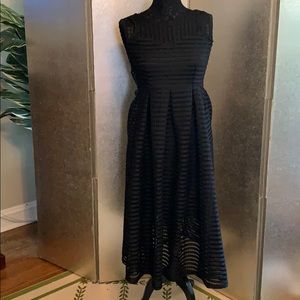 Christian Siriano black dress